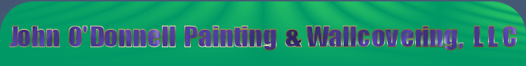 John O'Donnell Painting and Wallcovering Banner